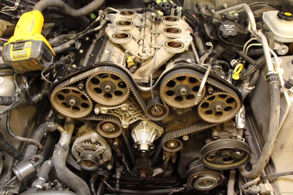 2003 cts 3.2L timing belt replacement and the works!! PICS